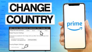 How To Change Country In Amazon Prime Video (Full Tutorial)