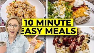 QUICK MEALS that will SAVE YOU MONEY! // SAY NO to the DRIVE THRU // 10 Minute Meals