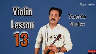 Allegro | Suzuki Violin School | Easy Play Staccato on Violin | in malayalam |