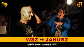 WSZ 🆚 Janusz Tramwaj 🎤 WBW 2016 Warszawa (freestyle rap battle)