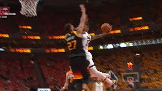 Ja Morant tries to end Rudy Gobert's life with monster dunk but gets denied😮