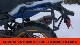 Suzuki Vstrom 800/800DE Pannier Racks Installation Guide #suzukivstrom #vstrom800de