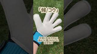 キーパーグローブの手のひらの素材 GOALKEEPER GLOVES LATEX