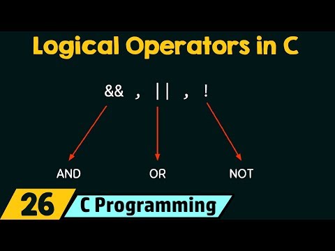 What is a logical operator in C?