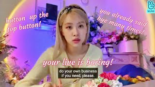 This How "Fans" Insulted Rosé on Her Birthday VLive 💔 | Blackpink | So Rude and The Disrespect 😢💔