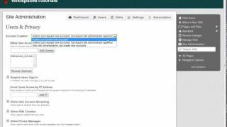 Wikispaces Private Label: Site Permission Settings