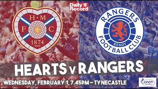 Hearts v Rangers TV and live stream details plus team news ahead of midweek Tynecastle league clash