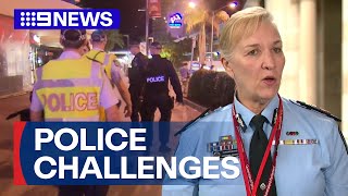 Queensland police commissioner admits more challenges for officers on frontlines | 9 News Australia