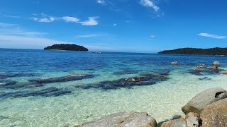 Visit Sabah Malaysia part2 : Walked around  Manukan and Mamutik island  #nature #beautifulislands