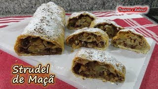 STRUDEL DE MAÇÃ muito fácil e delicioso