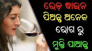 Red Wine ପିଅନ୍ତୁ ଆଉ ଅନେକ ରୋଗ ରୁ ମୁକ୍ତି ପାଆନ୍ତୁ ! Odia Health Tips