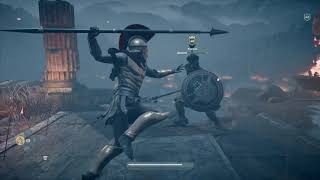 AC Odyssey: Leonidas vs Kurush fight