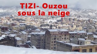 Neige à Tizi ville