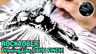Drawing Like David Finch! The Flash! *Rocktober 2020*