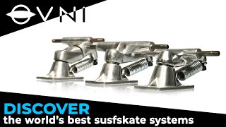 OVNI SURFSKATE SYSTEMS REVIEW  | The world's first and unique trucks quiver, by #ovnisurfskate