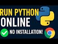 How to Run Python Online Without Installing | Online Editor | edit python online | web python ide