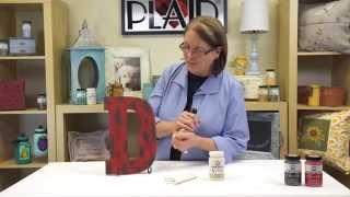 FolkArt Home Decor Chalk: Create a Chippy Layered Paint Finish With Donna Dewberry