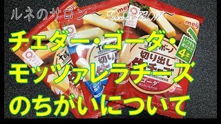 【料理】チェダー・ゴーダ・モッツァレラチーズの違い【ルネのサロン】