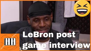 LeBron James post game interview Lakers vs Pelicans | 28/02/19