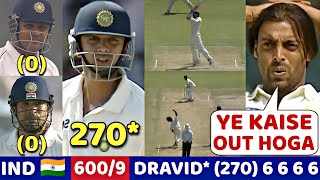 RAHUL DRAVID FIRED UP ON PAKISTAN HITS 270 RUNS 🔥 IN IND VS PAK 3RD TEST 2004 MATCH HIGHLIGHTS😱🔥