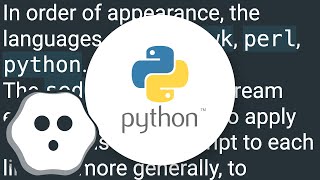 What are the differences between Perl, Python, AWK and sed?