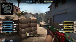 CS:GO POV Demo Na'Vi S1mple (31/16) vs FaZe (de_mirage)