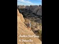 Another Chill Day | Rock Climbing in Joshua Tree #shorts