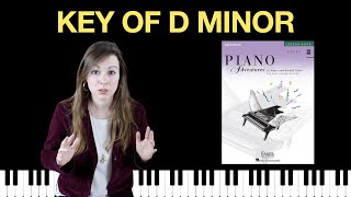 Key of D Minor (Piano Adventures Level 3B Lesson Book)