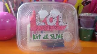 ABRIENDO UN KIT PARA HACER SLIME DE L.O.L CASERO