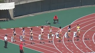 2014東北高校新人 女子100mH予選～決勝