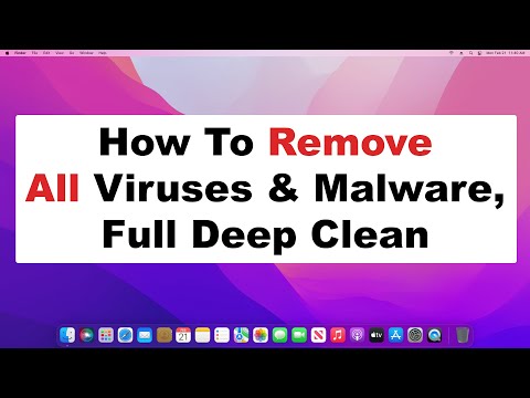 How To Remove All Mac Viruses, Malware, Adware, & Spyware  Full Deep Clean & Maintenance 2022