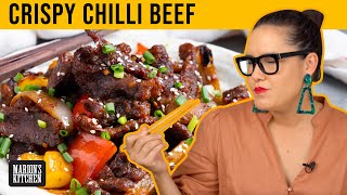 Crispy Chilli Beef - How To Make it CRISPY & TENDER 🙌💯🙌💯 | Marion's Kitchen