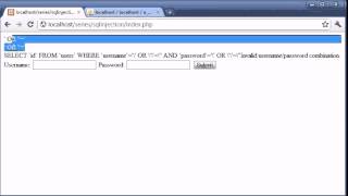 Beginner PHP Tutorial 155 SQL Injection Part 5 flv