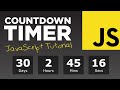 Learn how to make a simple countdown timer using JavaScript!