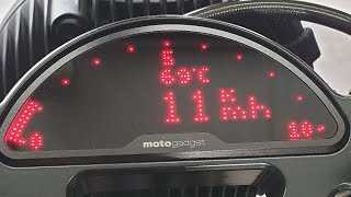 How to get Motogadget Motoscope Pro to work with OEM H20 sensor. BMW k1100 fix to calibrate temp