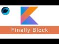 Finally Block - Kotlin Programming