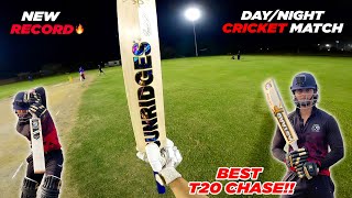 133(33) IN T20 CRICKET MATCH😳 |180 RUNS CHASED IN 8 OVERS🔥| DAY NIGHT CRICKET MATCH VLOG