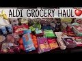 ALDI POST VACATION GROCERY HAUL & Meal Plan // Family of 4