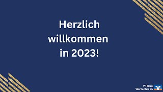 Neujahrsgruß des Vorstandes - Willkommen in 2023