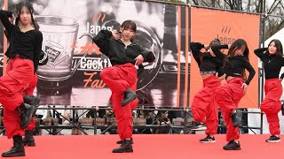 キッズダンス InStyle'23 DANCE SCHOOL その５ Hot Cocktail Fair 2024 上野公園　噴水広場　２月４日