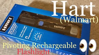 Hart Rechargeable LED Pivoting Flashlight HUFL20 Overview