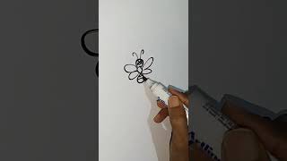 8=How to draw a cute bee😱😱🥰🥰কিভাবে একটি মৌমাছি আঁকবেন#trending #drawing #viral shorts