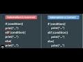 indentation in python, |indentation in python with example | indentation in python example