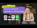 How To Connect OpenAI To WhatsApp (Twilio & Python Tutorial)