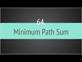 Minimum Path Sum (Leetcode 64)