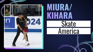 MIURA / KIHARA (JPN) | Pairs Free Skating | Skate America 2024 | #GPFigure