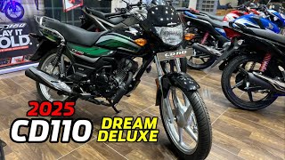 2025 Honda CD110 Dream Deluxe Review Video | Honda CD 110 New Model 2025 | 110cc Mileage King 👑