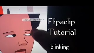 flipaclip animation tutorial. (blinking and basic start)