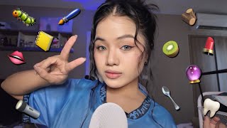 ASMR Emoji Challenge But Your Request 🩵 (250K Special)