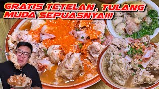 GAK NYANGKA AKAN SE-ENAK INI!!! BAKSO URAT JUMBO VIRAL YG GRATISIN TETELAN...